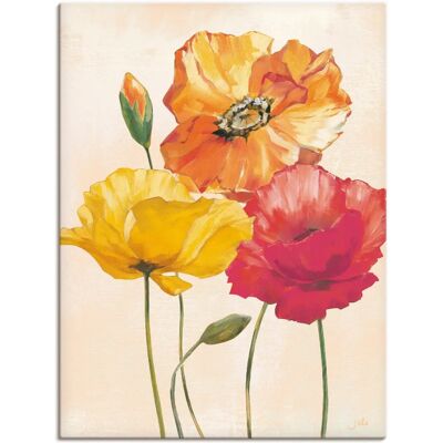 ARTLAND - Bunte Mohnblumen I - 30x40 cm - Hochformat - Wandbild ARTLAND - Bunte Mohnblumen I - 30x40 cm - Hochformat - Wandbild