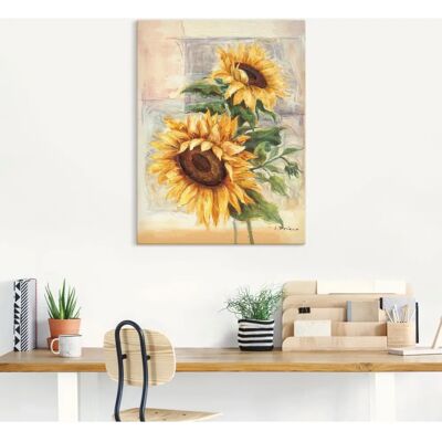 ARTland - Sonnenblumen II - Gelb - 30x40 cm - Wandkunst ARTland - Sonnenblumen II - Gelb - 30x40 cm - Wandkunst