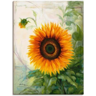 ARTLAND Sonnenblumen Wandbild - Künstlerdesign - 60x80cm - Innen/Außen ARTLAND Sonnenblumen Wandbild - Künstlerdesign - 60x80cm - Innen/Außen