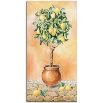 ARTLAND Zitronenbaum I Wandbild - Beiget - Innen/Außen ARTLAND Zitronenbaum I Wandbild - Beiget - Innen/Außen