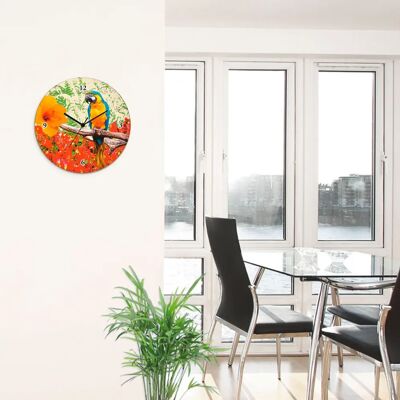 ARTLAND - Papagei - Bunt - Quarzuhr Wanduhr ARTLAND - Papagei - Bunt - Quarzuhr Wanduhr