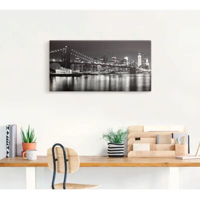 ARTLAND Nächtliche Skyline Manhattan - Wandbild ARTLAND Nächtliche Skyline Manhattan - Wandbild