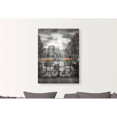 ARTLAND Amsterdam Herengracht & Sonnenstrahlen Leinwandbild ARTLAND Amsterdam Herengracht & Sonnenstrahlen Leinwandbild