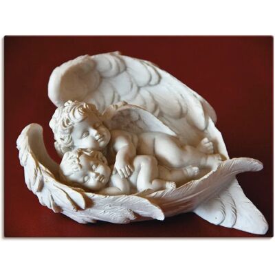 ARTLAND - Engel 40x30 cm - Weiß - Leinwanddruck ARTLAND - Engel 40x30 cm - Weiß - Leinwanddruck