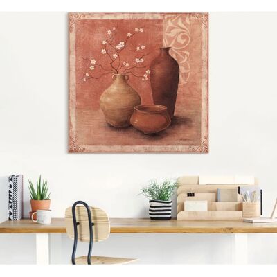 ARTLAND - Frühling im Fergana Tal - 40 cm x 40 cm - Wandbild ARTLAND - Frühling im Fergana Tal - 40 cm x 40 cm - Wandbild