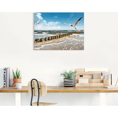 ARTLAND Ostsee Leinwand Wandbild - Wandkunst ARTLAND Ostsee Leinwand Wandbild - Wandkunst