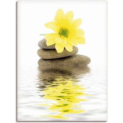 ARTLAND Zen Spa Steine mit Blumen II Wandbild - Indoor & Outdoor Dekor ARTLAND Zen Spa Steine mit Blumen II Wandbild - Indoor & Outdoor Dekor