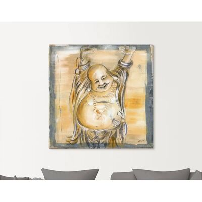 ARTLAND Fröhlicher Buddha II - Wandbild ARTLAND Fröhlicher Buddha II - Wandbild