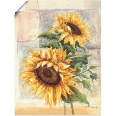 ARTLAND - Sonnenblumen II - 45x60 cm - Gelb - Wandbild ARTLAND - Sonnenblumen II - 45x60 cm - Gelb - Wandbild