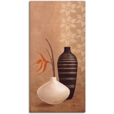 ARTLAND Bauschige Vasen Wandbild - Leinwand, Alu, Poster ARTLAND Bauschige Vasen Wandbild - Leinwand, Alu, Poster