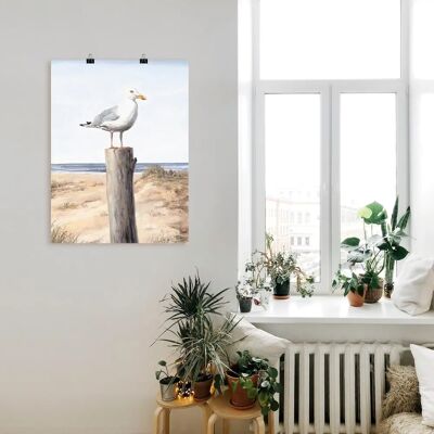 ARTland - Möwe - 45x60 cm - Poster - Wall art ARTland - Möwe - 45x60 cm - Poster - Wall art