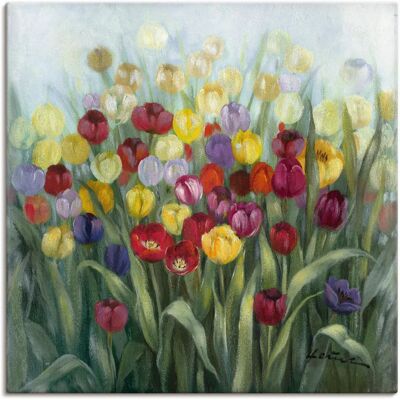 ARTLAND Tulpenwiese II - Blumenwiese Wandbild ARTLAND Tulpenwiese II - Blumenwiese Wandbild