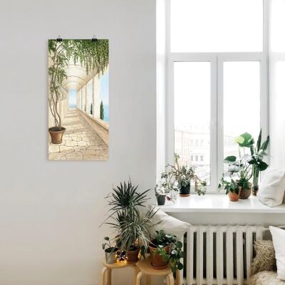ARTland - Capri - 30x60 cm - Beige - Wandbild ARTland - Capri - 30x60 cm - Beige - Wandbild