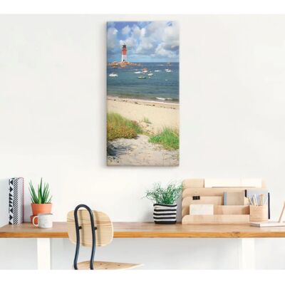 ARTLAND Blick von den Dünen Leinwand 50x100cm - Wandbild ARTLAND Blick von den Dünen Leinwand 50x100cm - Wandbild