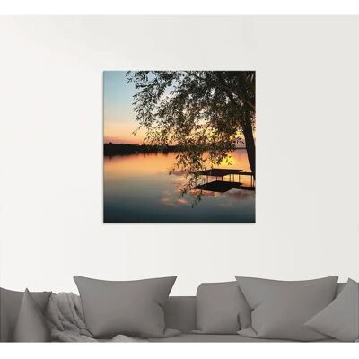 ARTLAND Landschaftsfotografie Glasbild - Wanddekoration ARTLAND Landschaftsfotografie Glasbild - Wanddekoration