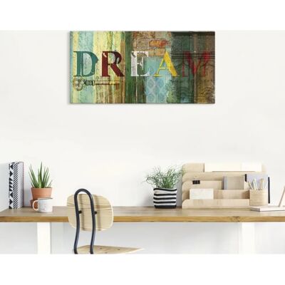ARTLAND Traum Wandbild - Bunt Canvas & Poster - 100x50cm ARTLAND Traum Wandbild - Bunt Canvas & Poster - 100x50cm