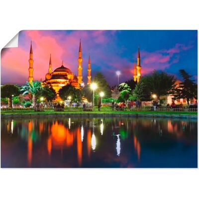 ARTLAND - Blaue Moschee in Istanbul - Türkei - 70 x 50 cm - Wall Art ARTLAND - Blaue Moschee in Istanbul - Türkei - 70 x 50 cm - Wall Art