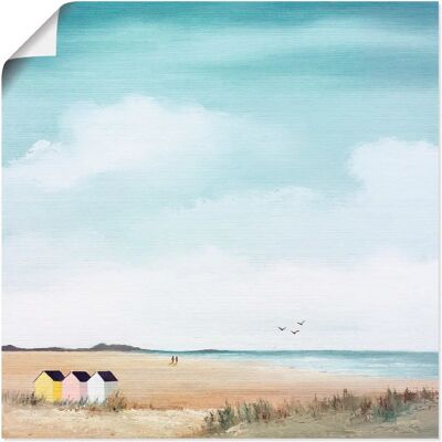 ARTLAND - Sonniger Morgen III - 30x30 cm - blue - Wall art ARTLAND - Sonniger Morgen III - 30x30 cm - blue - Wall art