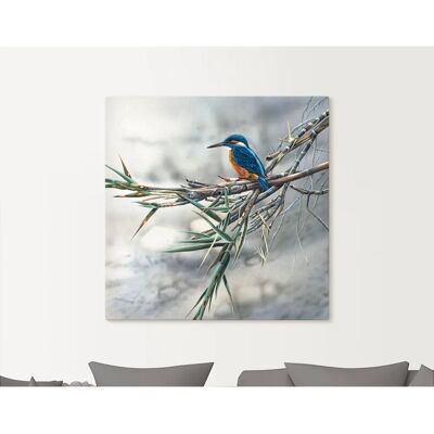 ARTLAND Eisvogel I - Wandbild - Weiß - Künstler Jan Weenink ARTLAND Eisvogel I - Wandbild - Weiß - Künstler Jan Weenink
