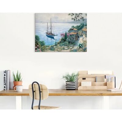 ARTLAND Die Bucht Grün Wandbild - Wandkunst ARTLAND Die Bucht Grün Wandbild - Wandkunst