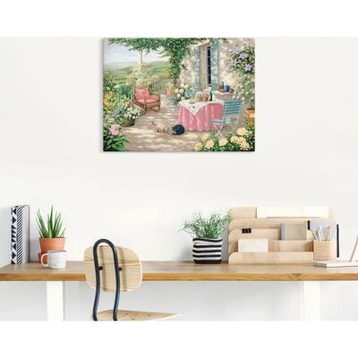 ARTLAND "Brunch" Leinwandbild - Beige, 40x30cm ARTLAND "Brunch" Leinwandbild - Beige, 40x30cm