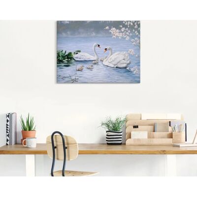 ARTLAND Stolze Schwanenfamilie - Wandbild ARTLAND Stolze Schwanenfamilie - Wandbild