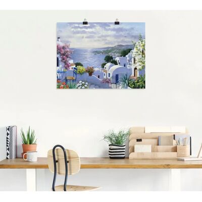 ARTLAND - Funkelndes Griechenland - 60x45 cm - Wandkunst ARTLAND - Funkelndes Griechenland - 60x45 cm - Wandkunst