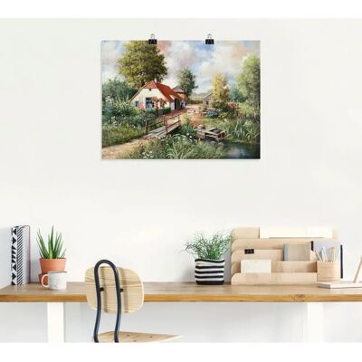 ARTLAND - Bauernhof - 40x30 cm - Wandkunst ARTLAND - Bauernhof - 40x30 cm - Wandkunst