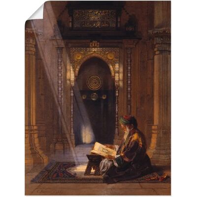 ARTLAND - In Moschee. - Braun - 30x40 cm - Leinwandbild ARTLAND - In Moschee. - Braun - 30x40 cm - Leinwandbild