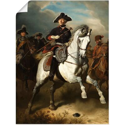 ARTLAND - Friedrich der Große zu Pferde. 1861 - Wandkunst ARTLAND - Friedrich der Große zu Pferde. 1861 - Wandkunst