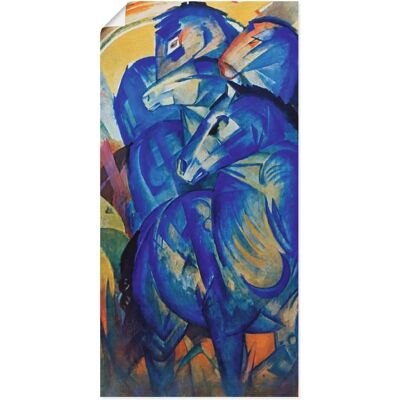 ARTLAND - Turm der blauen Pferde. 1913 - 30x60 cm - Wall art ARTLAND - Turm der blauen Pferde. 1913 - 30x60 cm - Wall art