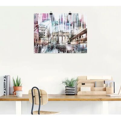 ARTLAND - Berlin Skyline Collage I - 40x30 cm - Wandkunst ARTLAND - Berlin Skyline Collage I - 40x30 cm - Wandkunst
