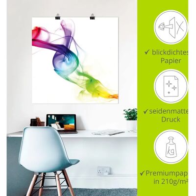 ARTLAND - Rauch - Abstrakt - 40x40 cm - Wall art ARTLAND - Rauch - Abstrakt - 40x40 cm - Wall art