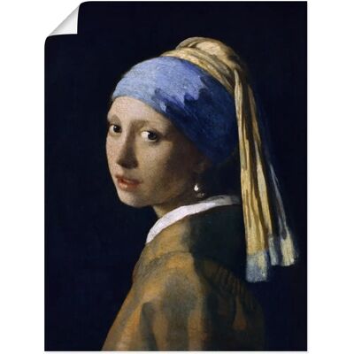 ARTLAND - Das Mädchen mit dem Perlenohrgehänge - Vermeer - 30x40 cm - Poster ARTLAND - Das Mädchen mit dem Perlenohrgehänge - Vermeer - 30x40 cm - Poster