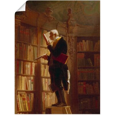 ARTLAND - Der Bücherwurm (Detail). Um 1850 - Braun ARTLAND - Der Bücherwurm (Detail). Um 1850 - Braun