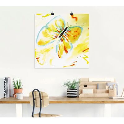 ARTLAND - Schmetterling 40x40 - Gelb ARTLAND - Schmetterling 40x40 - Gelb
