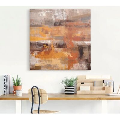 ARTLAND - Mojave-Straße - orange - 30x30 cm - Wandkunst ARTLAND - Mojave-Straße - orange - 30x30 cm - Wandkunst