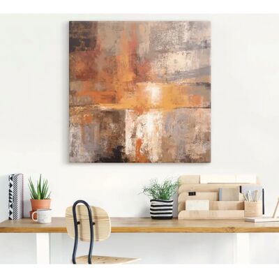 ARTLAND - Silber und Bernstein Ernte - 30x30 - orange - Canvas print ARTLAND - Silber und Bernstein Ernte - 30x30 - orange - Canvas print