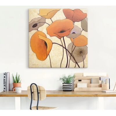 ARTLAND Kürbismohn III Wandbild - Leinwand, Vinyl oder Poster ARTLAND Kürbismohn III Wandbild - Leinwand, Vinyl oder Poster