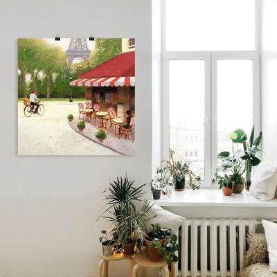 ARTland - Café du Martin III - 50 cm x 50 cm - Poster ARTland - Café du Martin III - 50 cm x 50 cm - Poster