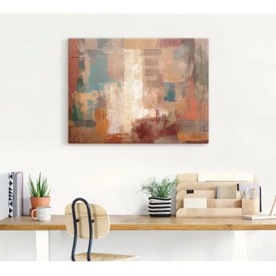 ARTLAND Orientalischer Trip Leinwand Wandbild - Braun - 60x45 cm ARTLAND Orientalischer Trip Leinwand Wandbild - Braun - 60x45 cm