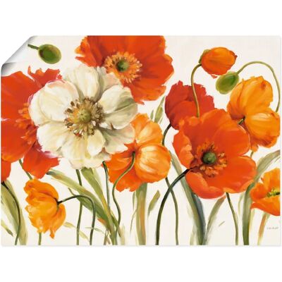 ARTland - Mohnblumen I - Orange - 60x45 cm - Wall art ARTland - Mohnblumen I - Orange - 60x45 cm - Wall art