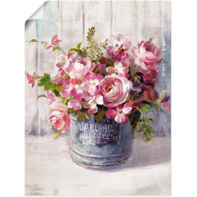 ARTland - Gartenblumen I - pink - Wall art ARTland - Gartenblumen I - pink - Wall art
