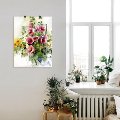 ARTLAND - Blumen Zusammenstellung I - Rosa - 30x40 cm - Poster ARTLAND - Blumen Zusammenstellung I - Rosa - 30x40 cm - Poster