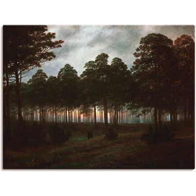 ARTLAND - Der Abend, um 1820/21 - 40x30 cm - Leinwandbild ARTLAND - Der Abend, um 1820/21 - 40x30 cm - Leinwandbild