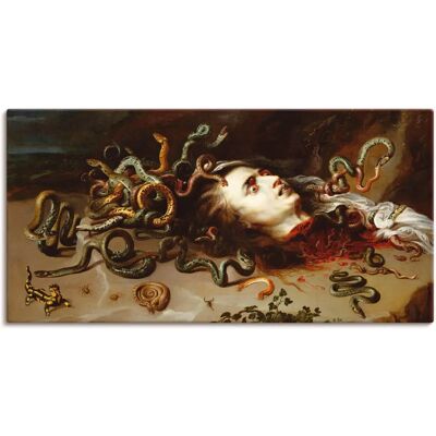 ARTLAND Medusa Haupt Wandbild - Fantasie Leinwand ARTLAND Medusa Haupt Wandbild - Fantasie Leinwand