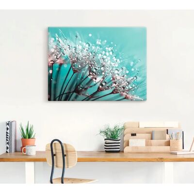 ARTLAND - Glitzernde Pusteblume I - 40x30 cm - Leinwandbild ARTLAND - Glitzernde Pusteblume I - 40x30 cm - Leinwandbild
