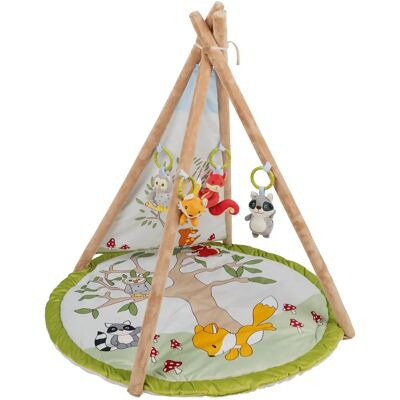 Lupilu Babygym met Reisbogen - Baby Speelgoed voor Pasgeborenen Lupilu Babygym met Reisbogen - Baby Speelgoed voor Pasgeborenen
