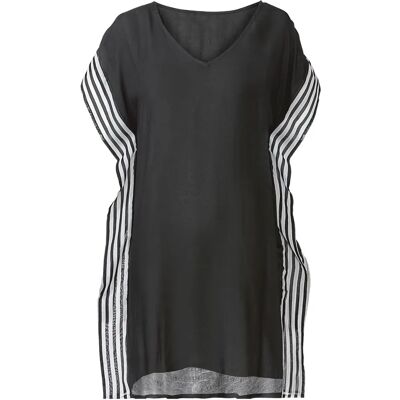 Esmara Zwarte viscose strandtuniek - Badkleding Esmara Zwarte viscose strandtuniek - Badkleding