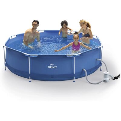 CRIVIT - Basen Metal-Frame - Ø 300 x wys. 76 cm - Pool CRIVIT - Basen Metal-Frame - Ø 300 x wys. 76 cm - Pool